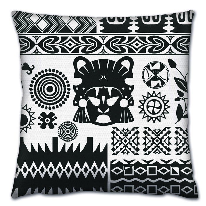 Aberto Design Cojín Multicolor 43 x 43 cm con Relleno de Silicona Aberto Design Cojín Multicolor 43 x 43 cm con Relleno de Silicona
